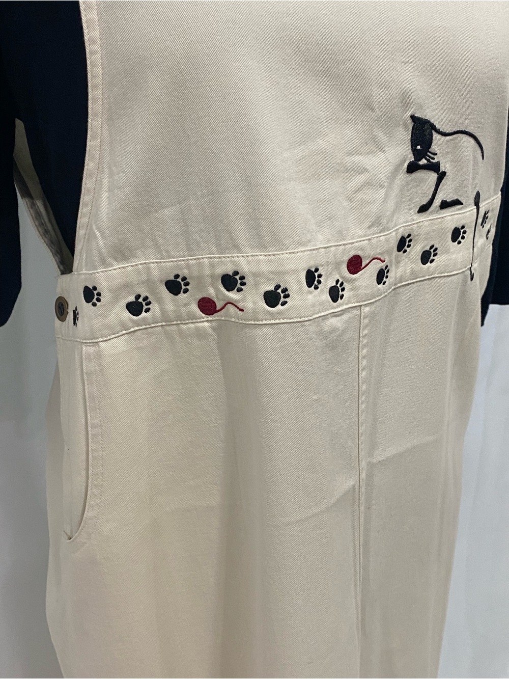 Christopher & Banks sleeveless jumper dress in ladies medium Cat design - Picture 5 of 9